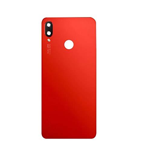 Back Glass Panel for Honor Nova 3i Red with Camera Lens Module and Self Adhesive Tape - EGFix Back Glass Panel for Honor Nova 3i Red with Camera Lens Module and Self Adhesive Tape - EGFix